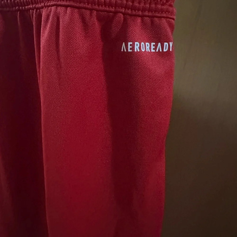Adidas Bright Red Joggers - Picture 3 of 3